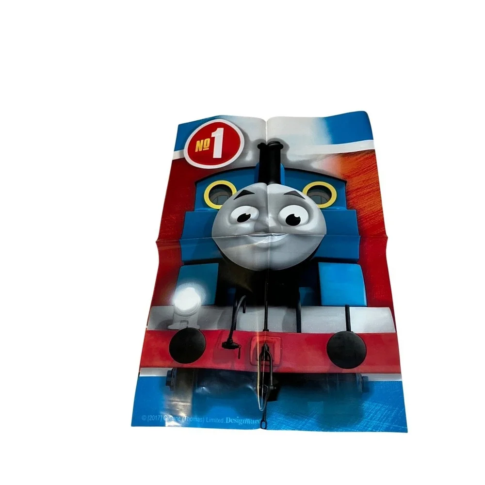Thomas & Friends Wall Decorating Kit Kids Blue New 5 Piece Scene Setter